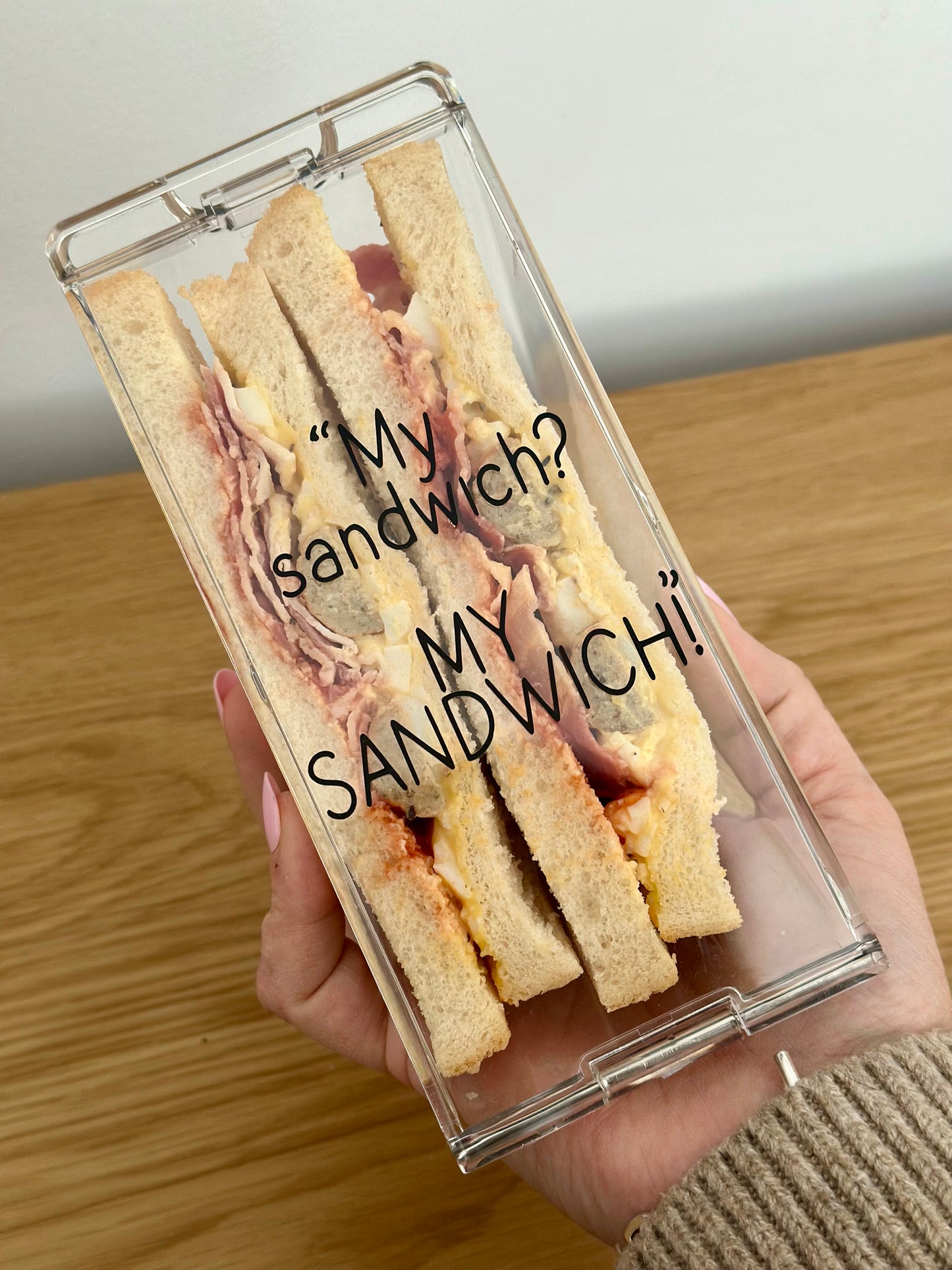 “My sandwich” box