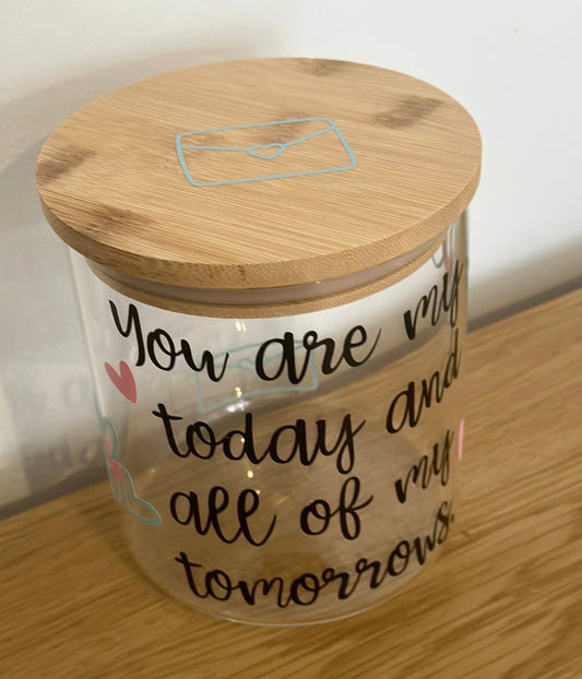 Love notes jar